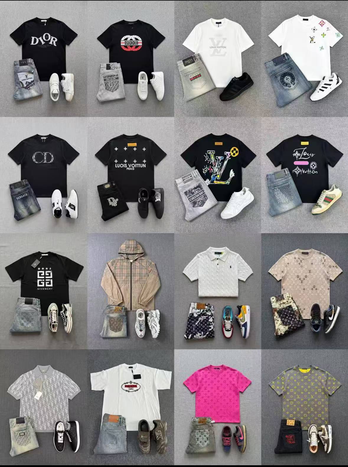 Clothing set sourcing examples