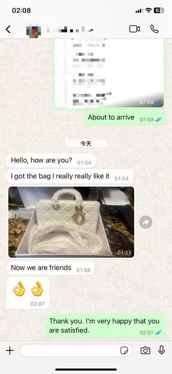 Delivered item feedback preview