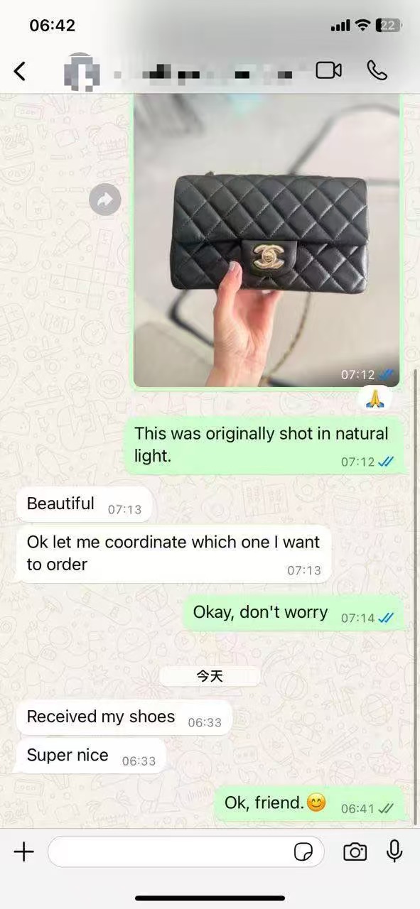 Customer item check preview